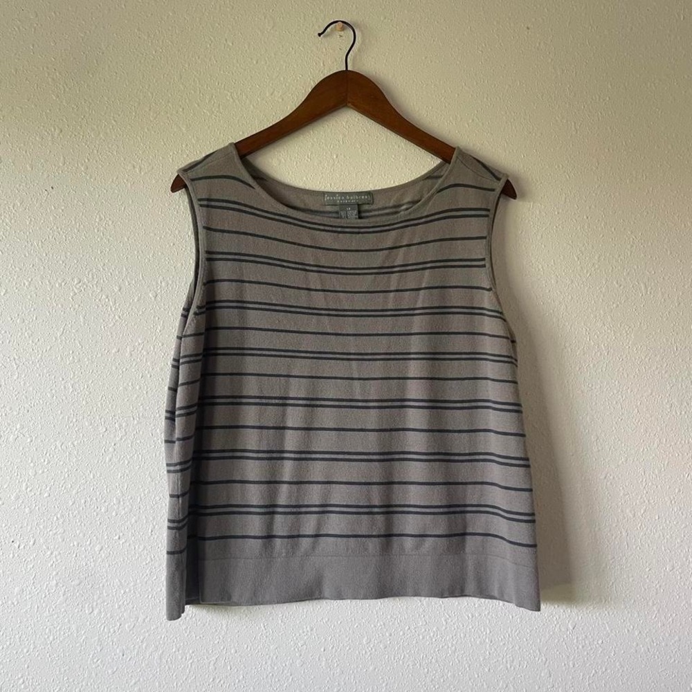 90s / 2000s Grunge Striped Slouchy Blouse